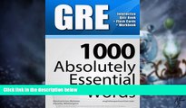 Big Deals  GRE Interactive Quiz Book   Online   Flash Cards/ 1000 Absolutely Essential Words. A
