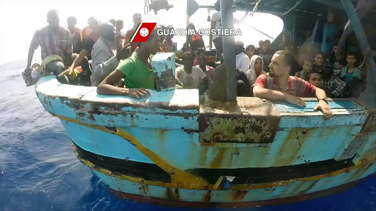 Unos 6.500 migrantes rescatados frente a costa libia