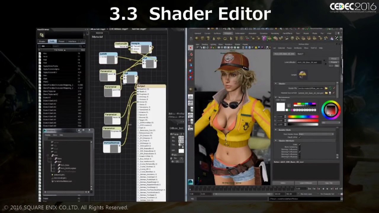 Final Fantasy XV Graphics and Technology_ Materials for Clothes (CEDEC 2016)