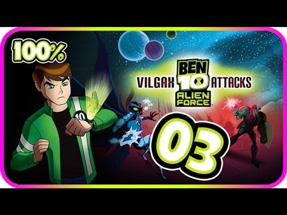 Ben 10 Alien Force: Vilgax Attacks Walkthrough Part 3 (X360, Wii, PS2, PSP) 100% Level 2 - Vulpin