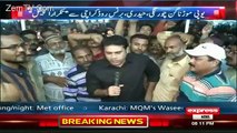 Watch Anchor Imran Khan Message To Altaf Hussain From Karachi Streets