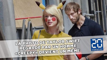La photo de Taylor Swift regardée par un homme «creepy» devient un mème