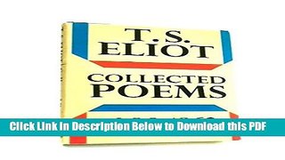 [Read] COLLECTED POEMS, 1909-1962 Popular Online