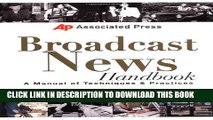 [PDF] Associated Press Broadcast News Handbook Full Colection