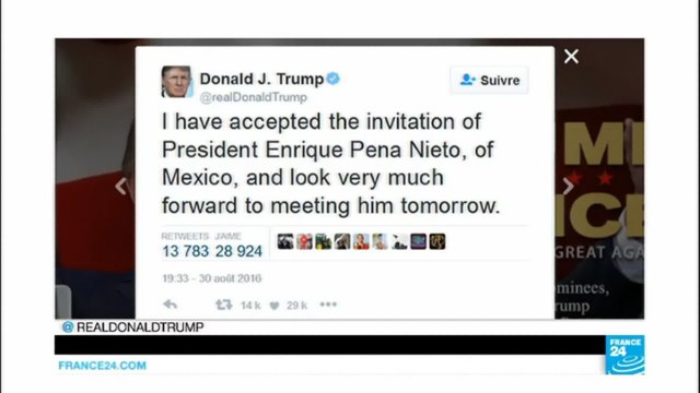 US: Donald Trump heads to Mexico to meet president Nieto to clarify its murky stance on immigration