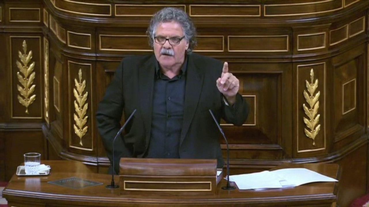 El discurs de Joan Tardà al congrés espanyol: 'No us tenim por'