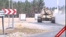 Cerablus sınırına tank ve askeri sevkiyat devam ediyor