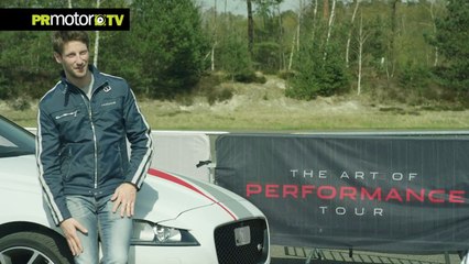 Can You Beat F1 Star Romain Grosjean in a Jaguar XF by PRMotor TV Channel [HD, 720p]