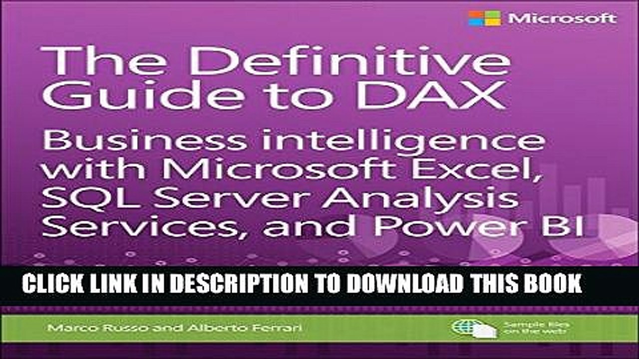 [Read PDF] The Definitive Guide to DAX: Business intelligence with Microsoft Excel, SQL Server