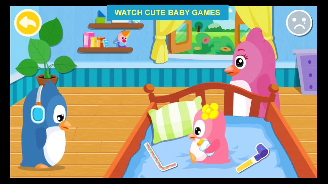 BABY PANDA GAME INCLUDES CUTE BABY CRIES AND PLAY SLIDES AT THE PLAYGROUND - BABY GAME