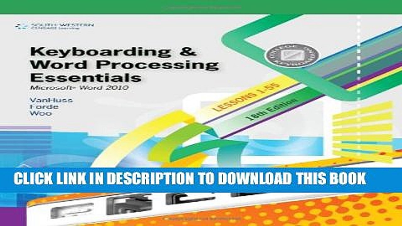 [Read PDF] Keyboarding and Word Processing Essentials, Lessons 1-55: Microsoft Word 2010