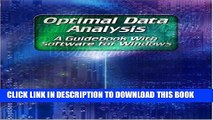 [Read PDF] Optimal Data Analysis: A Guidebook with Software for Windows Download Online