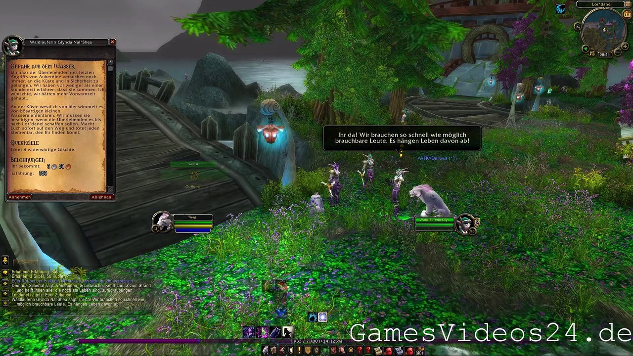 World of Warcraft Quest: Gefahr aus dem Wasser (Allianz)
