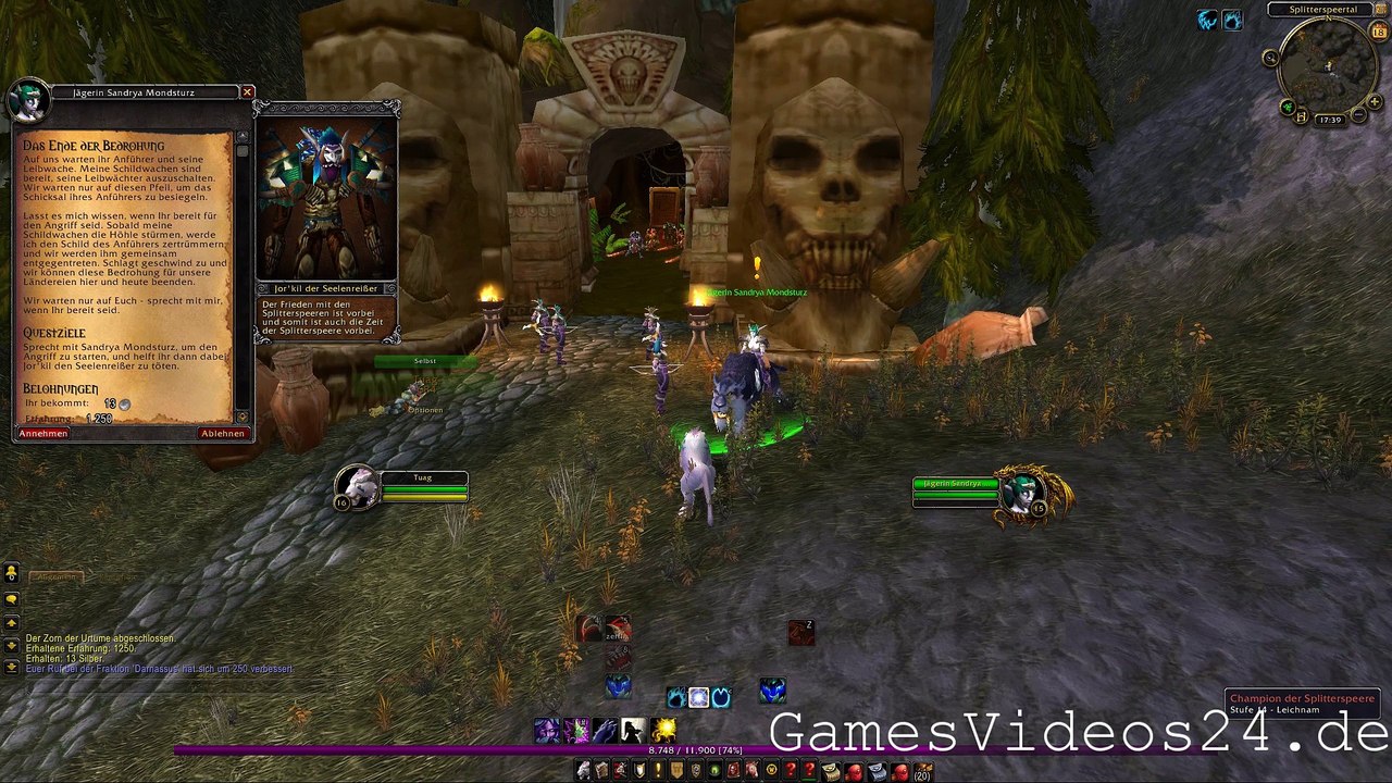 World of Warcraft Quest: Das Ende der Bedrohung (Allianz)