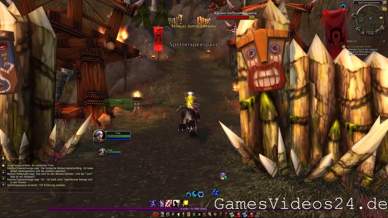 World of Warcraft Quest: An vorderster Front (Allianz)