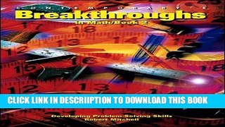 [New] Breakthroughs In Math, Book 2 Exclusive Full Ebook