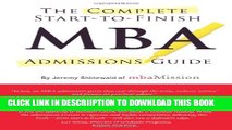 [New] Complete Start-to-Finish MBA Admissions Guide Exclusive Full Ebook