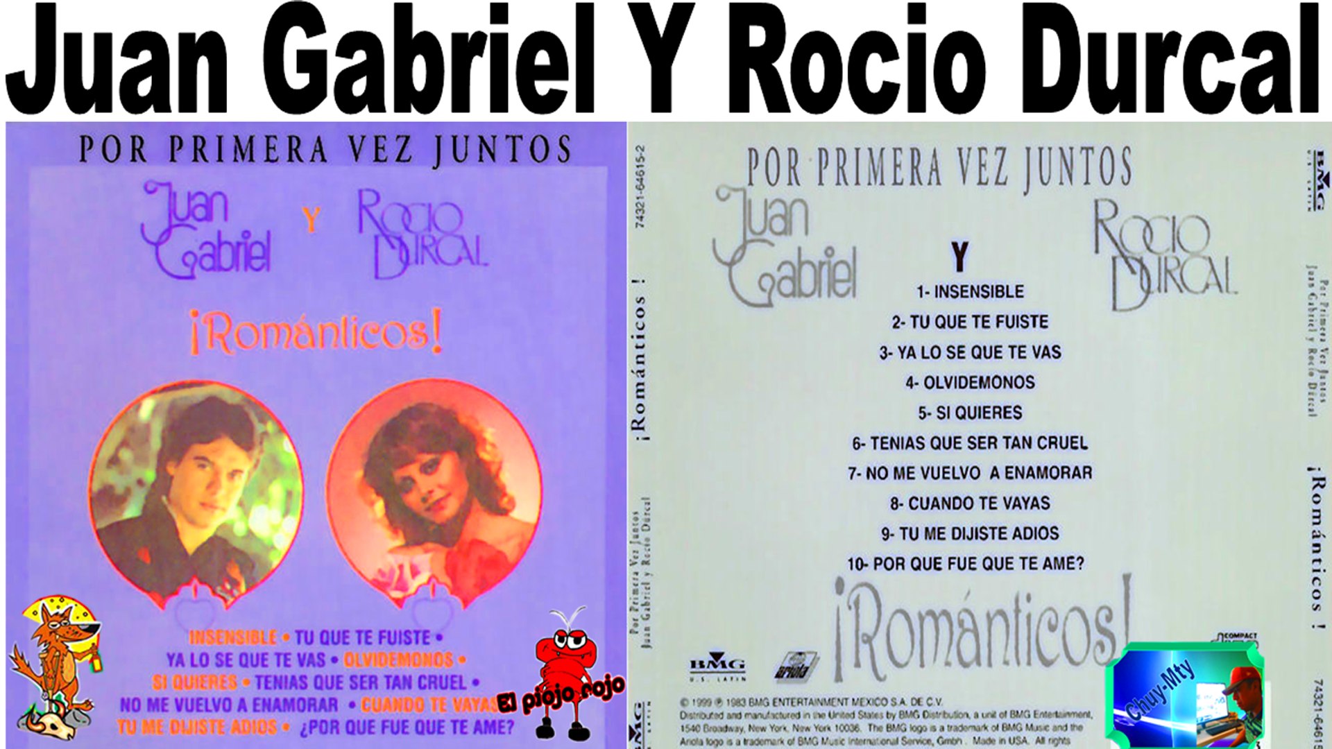 Juan Gabriel y Rocio Durcal Juntos Primera Vez 1983 CD - Vídeo Dailymotion