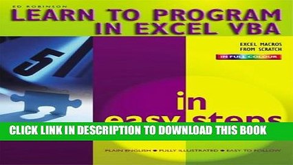 [Read PDF] Excel VBA in Easy Steps Download Online