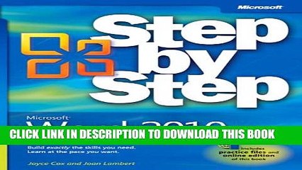 [Read PDF] Microsoft Word 2010 (Step by Step) Ebook Online