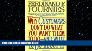 FREE PDF  Why Customers Don t Do What You Want Them to Do and What to Do About It  FREE BOOOK