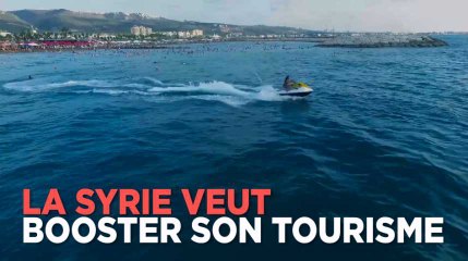 Download Video: La Syrie invite les touristes à venir sur ses plages... en pleine guerre