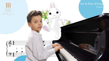 Apprendre à jouer au piano "Sur le pont d'Avignon" dès 4 ans - cours n°3