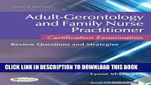 [PDF] Adult-Gerontology and Family Nurse Practitioner Certification Examination: Review Questions
