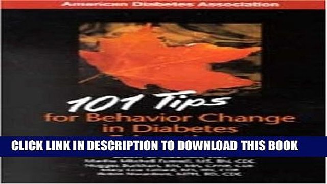 [PDF] 101 Tips for Behavior Change in Diabetes Education (101 Tips for Diabetes) Full Online