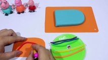 PLAY DOH SKY RAINBOW! - How to maker rainbow ice cream colorful for peppa pig en toys