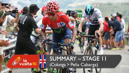 Summary - Stage 11 (Colunga. Museo Jurásico / Peña Cabarga) - La Vuelta a España 2016