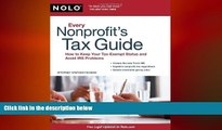 READ book  Every Nonprofit s Tax Guide: How to Keep Your Tax Exempt Status and Avoid IRS