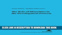 [PDF] The Role of Minorities in the Development Process (Schriften zur internationalen