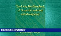 READ book  The Jossey-Bass Handbook of Nonprofit Leadership and Management (Jossey-Bass Nonprofit