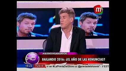 Cobertura del casamiento de Cacho Castaña