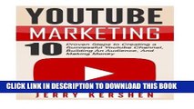 [PDF] Youtube: Youtube Marketing: 10 Proven Steps to Creating a Successful Youtube Channel,