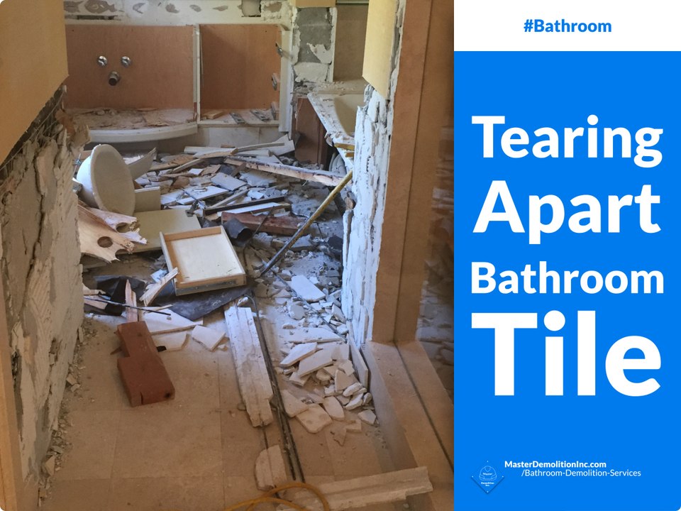 Tearing Apart Bathroom Tile