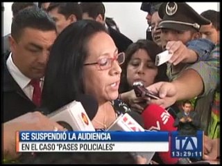 Download Video: Se suspendió la audiencia en el caso “Pases policiales”