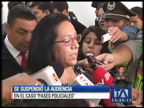 Se suspendió la audiencia en el caso “Pases policiales”