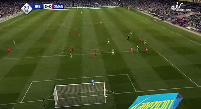 Robbie Keane Goal - Ireland	2-0	Oman 31.08.2016