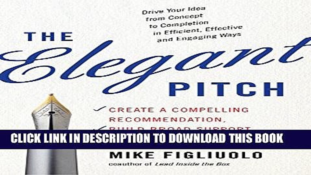 [PDF] The Elegant Pitch Full Online