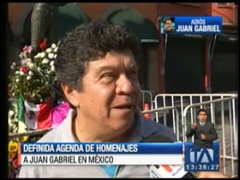 Definida agenda de homenajes a Juan Gabriel en México