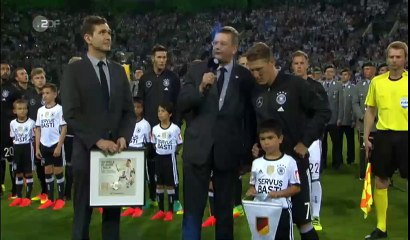 Bastian Schweinsteiger Last Match For Germany (Germany VS Finland) - Full Video HD