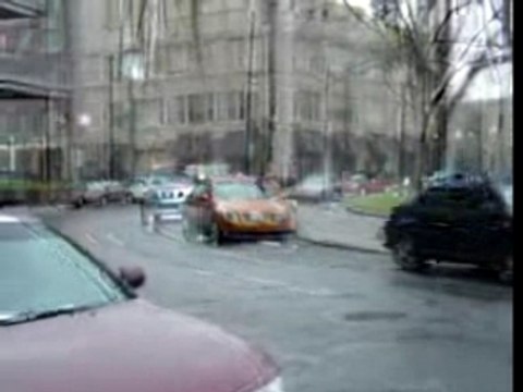 Dérapage de fou en voiture