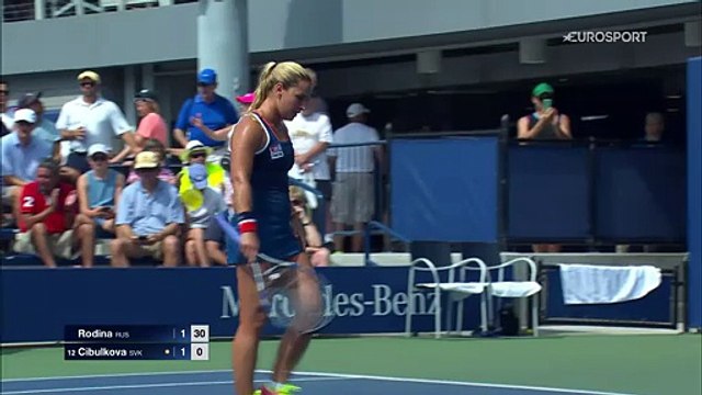 ABD Açık: Evgeniya Rodina - Dominika Cibulková (Özet)
