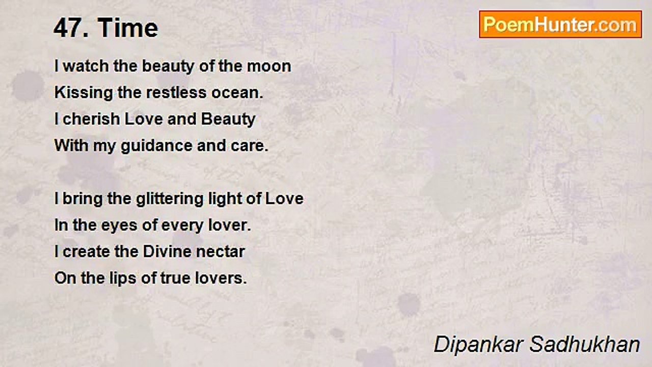 Dipankar Sadhukhan - 47. Time