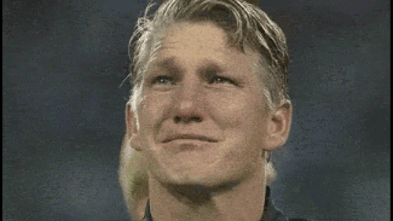 Watch Bastian Schweinsteiger crying at the start of his last match for Germany