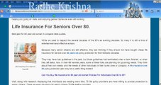 Life Insurance Over 80 Years Old Senior Citizens