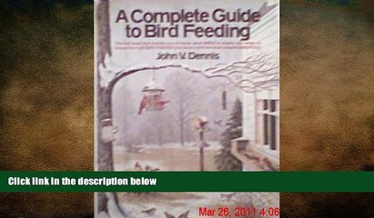 READ book  A Complete Guide to Bird Feeding  BOOK ONLINE