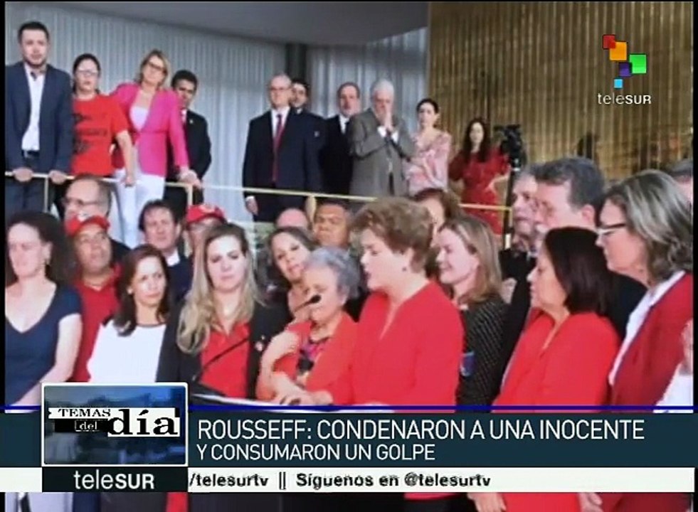 Brasil: senado aprueba golpe parlamentario contra Dilma Rousseff